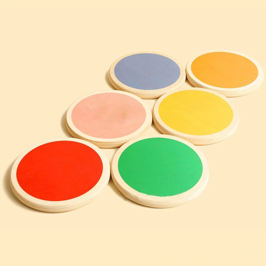 Wooden Montessori Stepping Stones (6pcs)