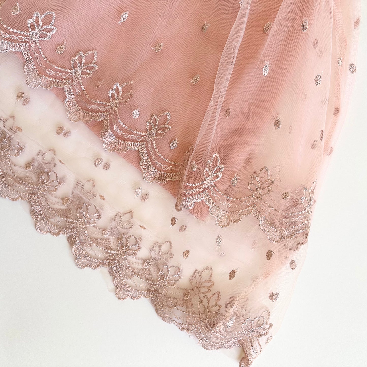 Vintage Lace Dress -Rosey Pink