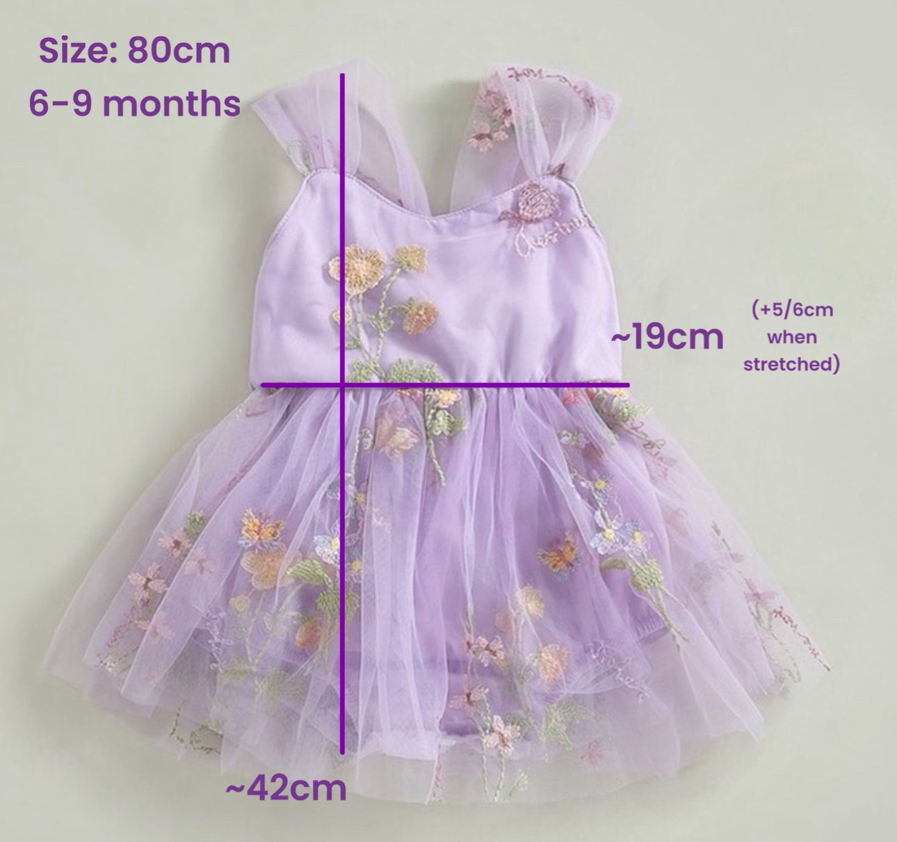 Fairy Romper Dress - Lavender