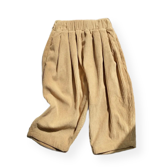 CORDUROY PANTS - BEIGE