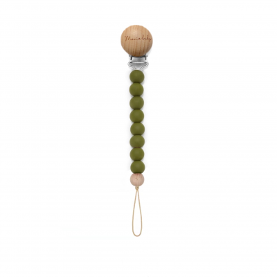 Pacifier Clip - Silicone - Green