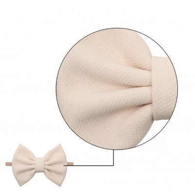 Hair Bow - Baby Pink