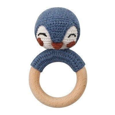 Crochet Rattle - Penguin