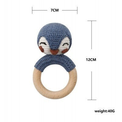 Crochet Rattle - Penguin