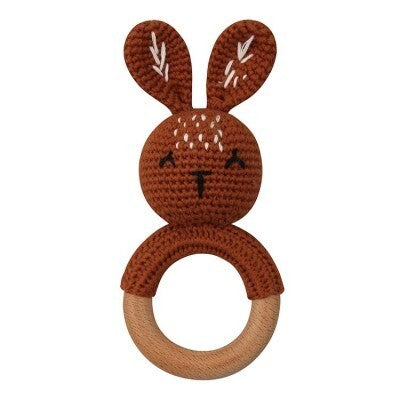 Crochet Rattle - Bunny (Brown)