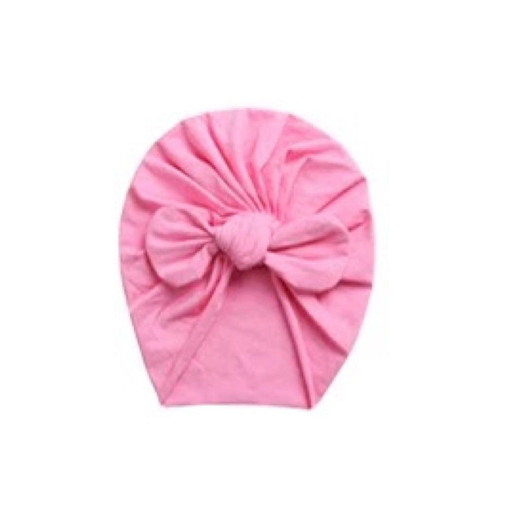 Turban - Bow Tie- Pink