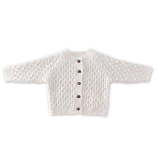 Knit Cardigan - White