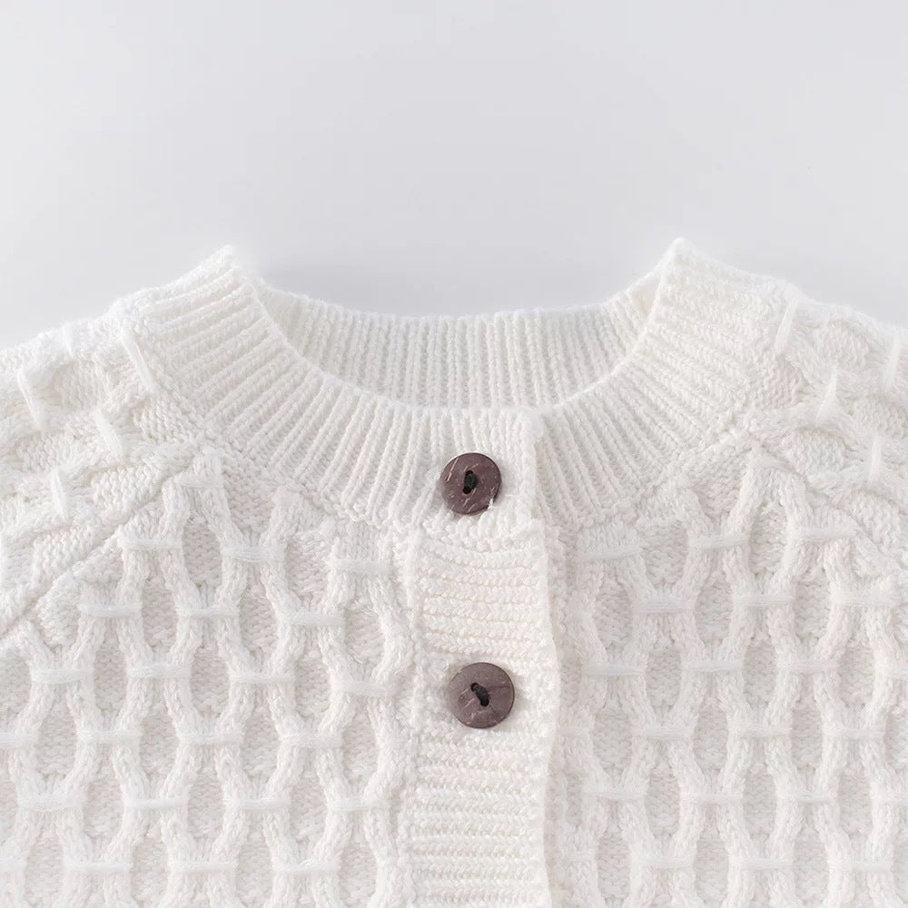 Knit Cardigan - White