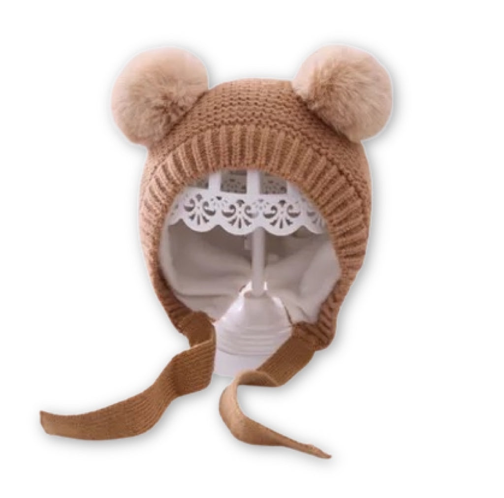 Pom Pom Hat - Caramel