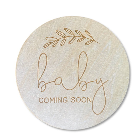 'Baby Coming Soon' - Single Piece Disc