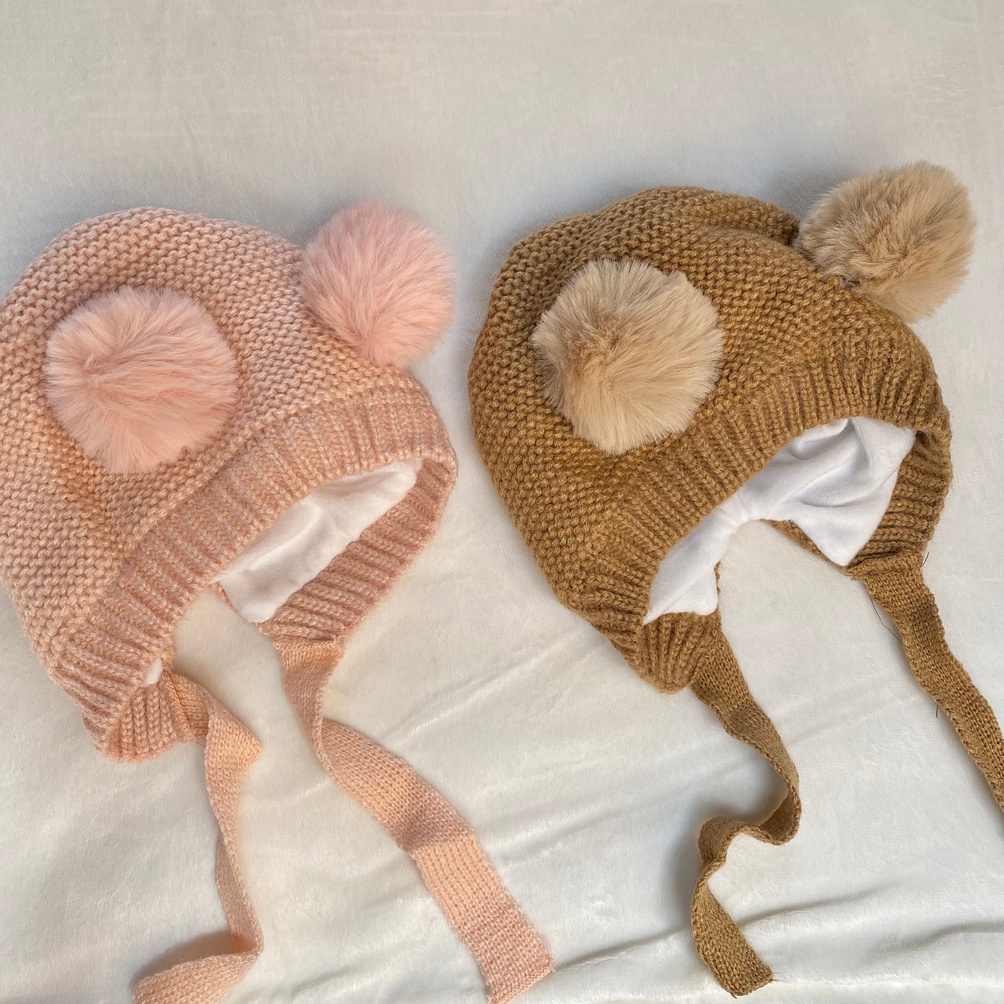 Pom Pom Hat - Caramel