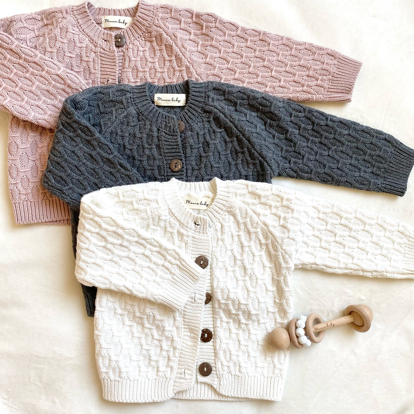 Knit Cardigan - White