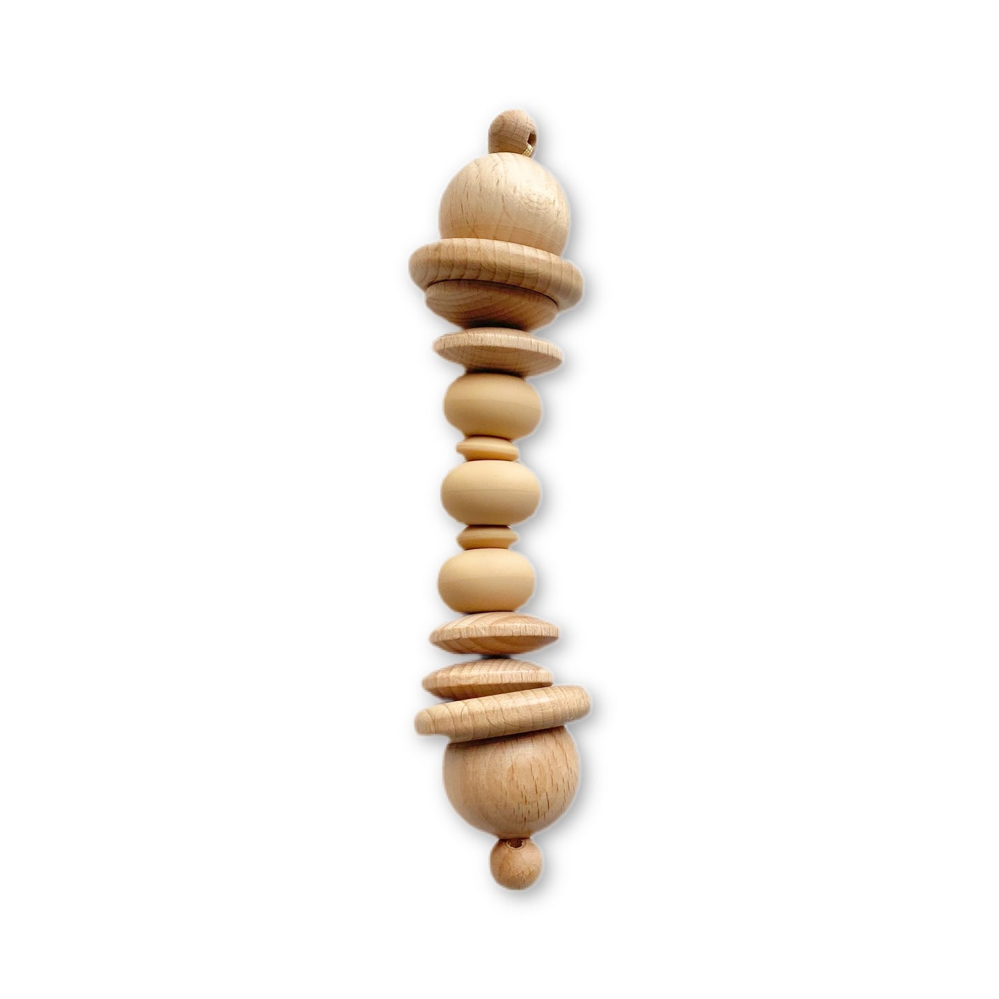 Chess Piece Teether - Creamy Beige