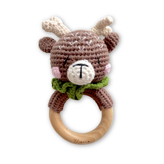 Crochet Rattle - Elk