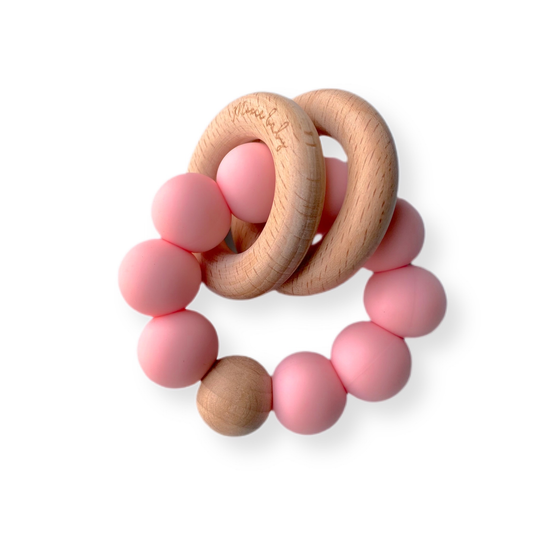 Silicone Teether - Baby Pink