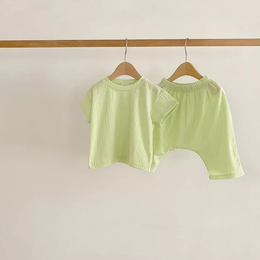 Shirt & Pants Set - Lime Green