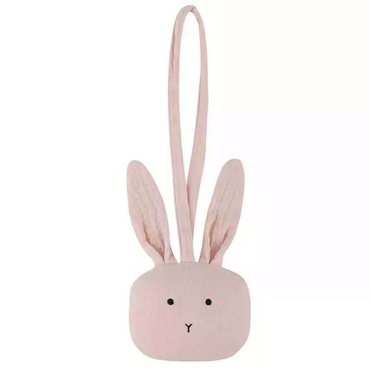 Bunny Pacifier Holder - Pink