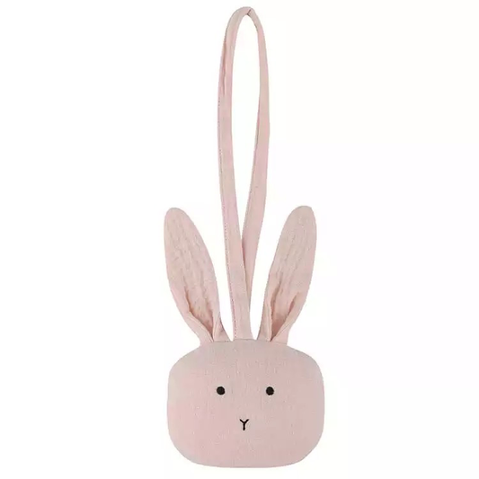 Bunny Pacifier Holder - Pink