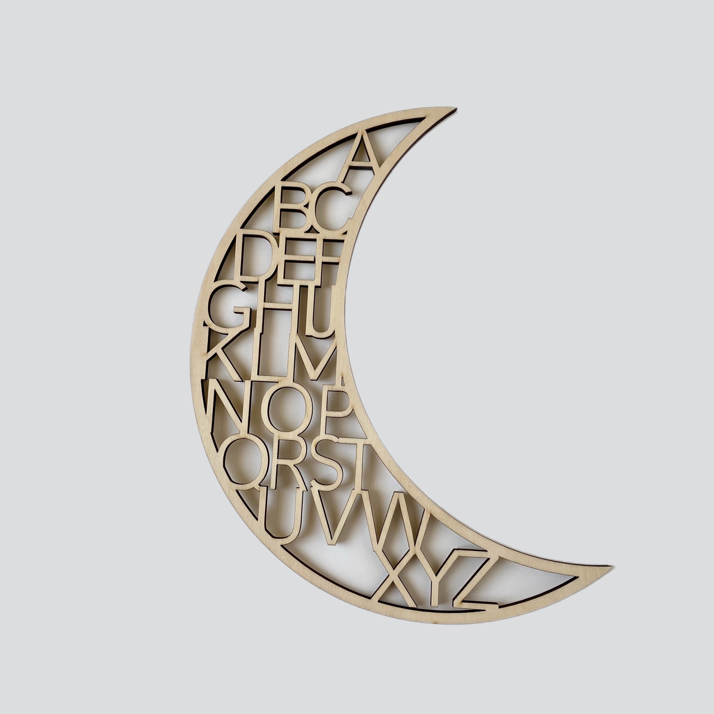 Wooden Moon Alphabet