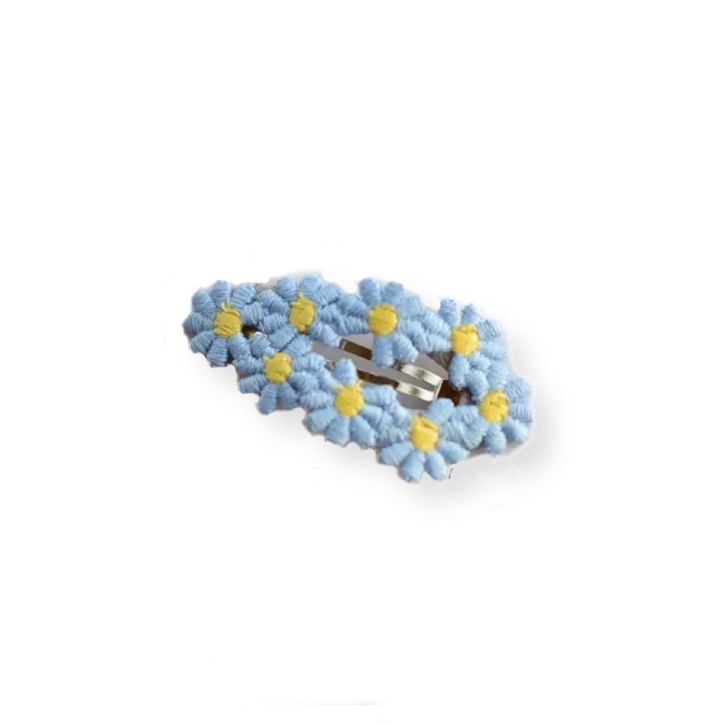 Mini Daisy Clip - Blue (2 pcs)