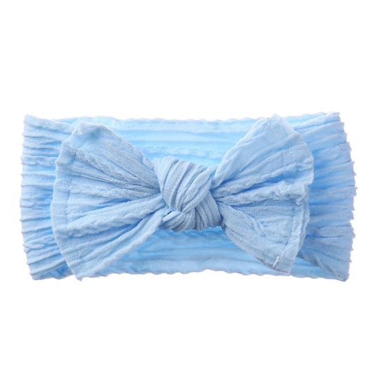 Cable Knit Headband - Sky