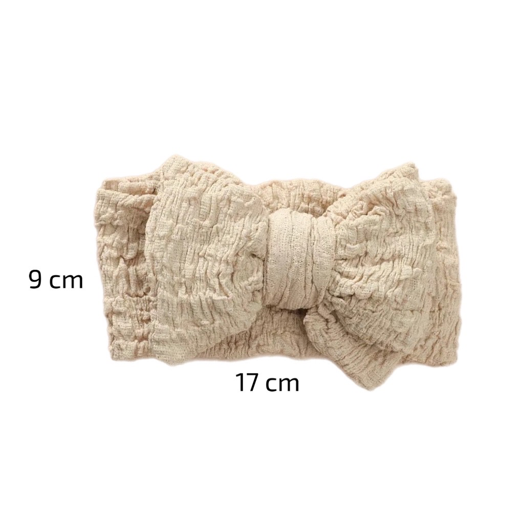 Crinkled Headband - Oatmeal