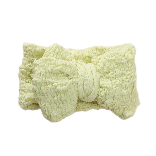 Crinkled Headband - Green