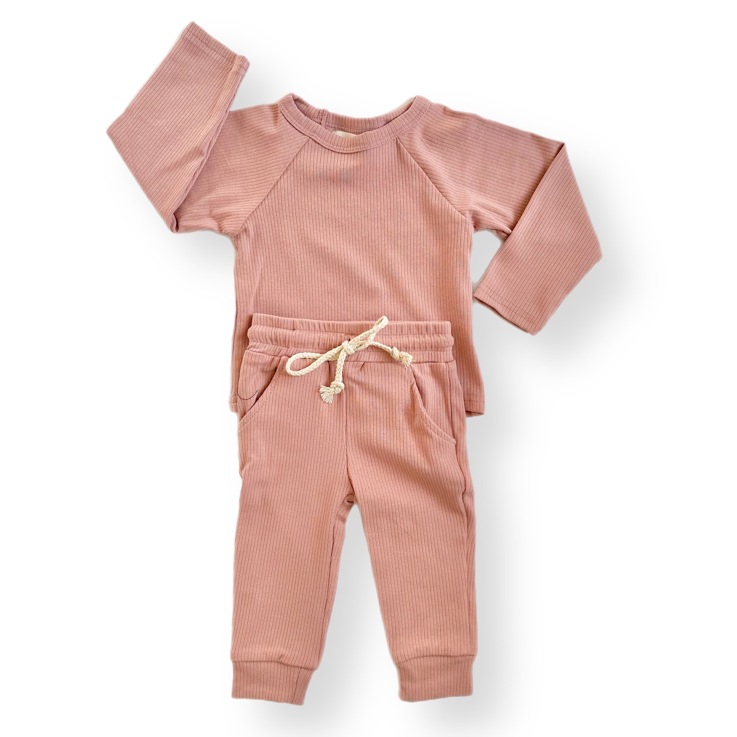 Two Piece Comfy PJs - Pink