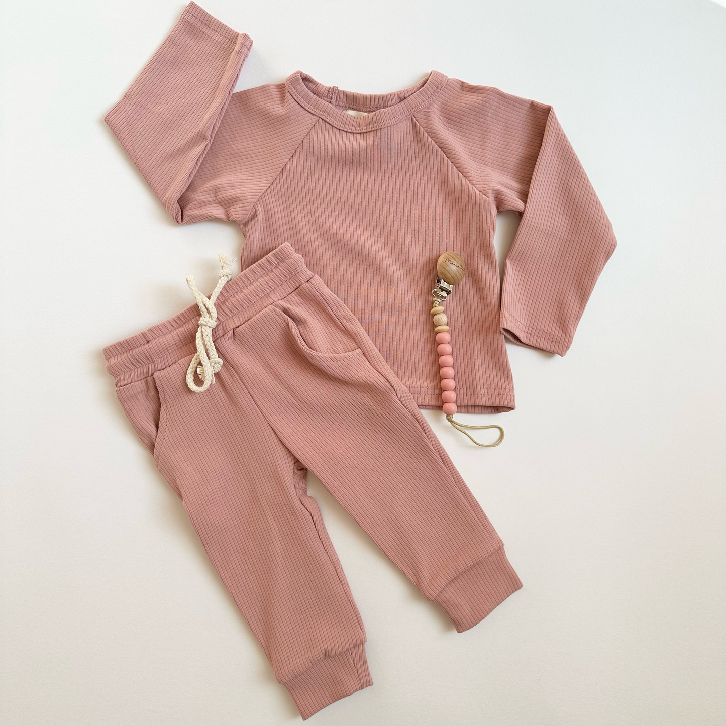 Two Piece Comfy PJs - Pink