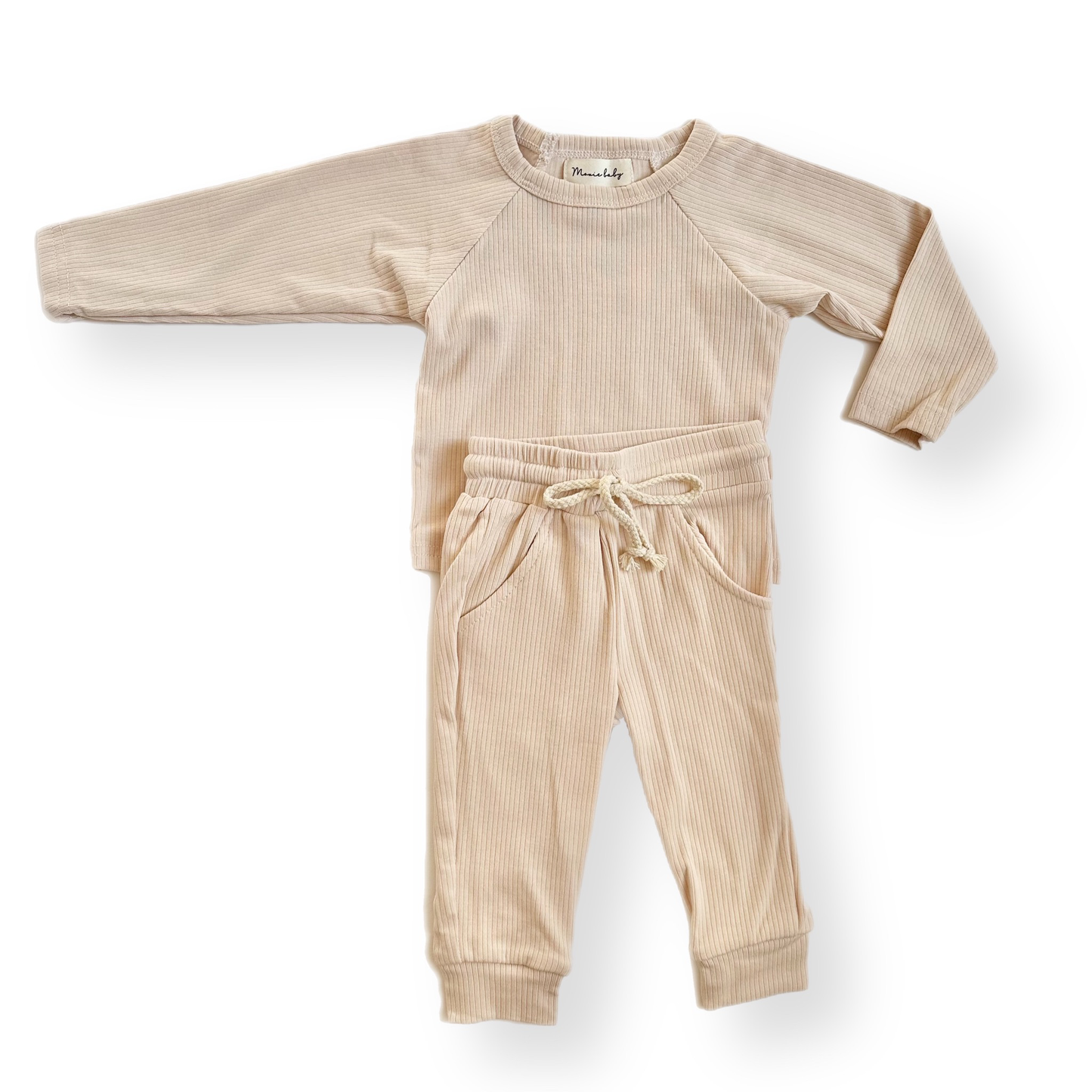 Two Piece Comfy PJs - Cream