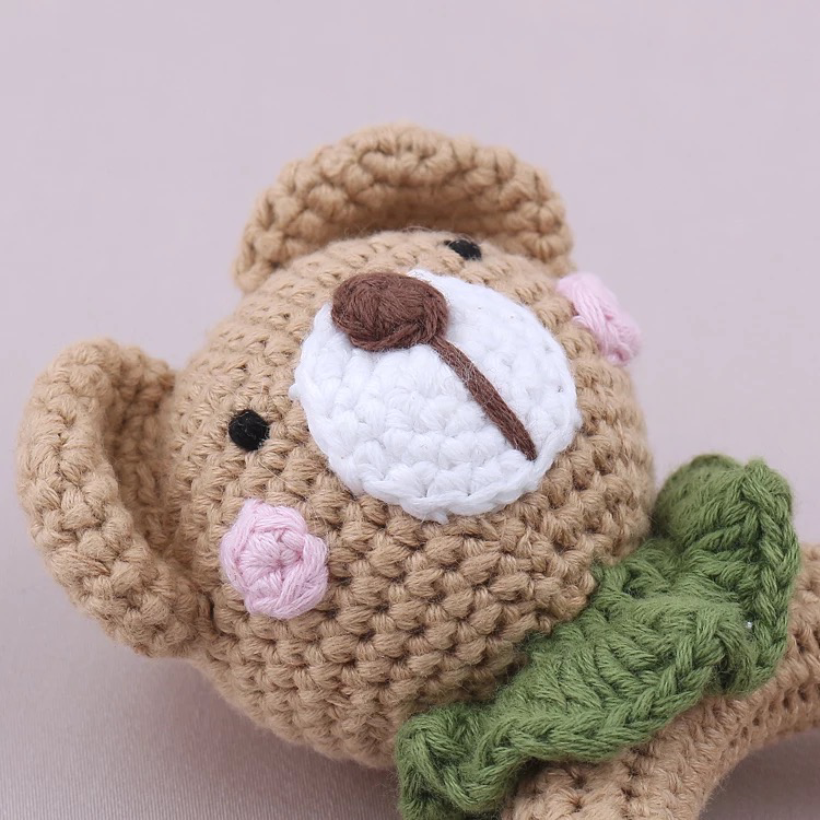 Crochet Rattle - Teddy