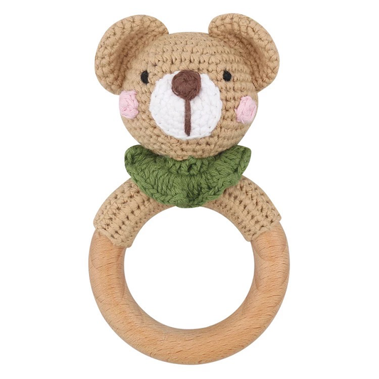 Crochet Rattle - Teddy