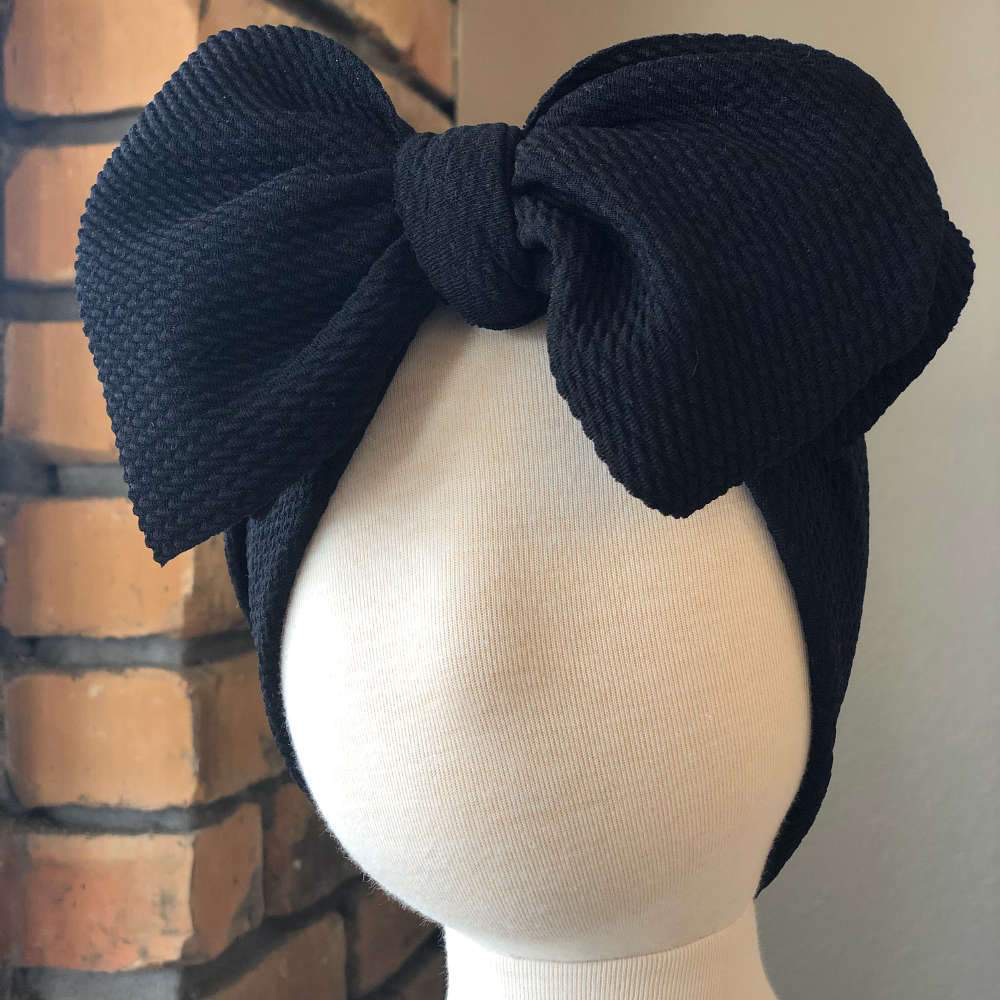 Oversized Headband -  Midnight Black