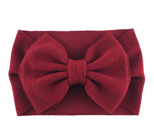 Oversized Headband -  Cherry Red