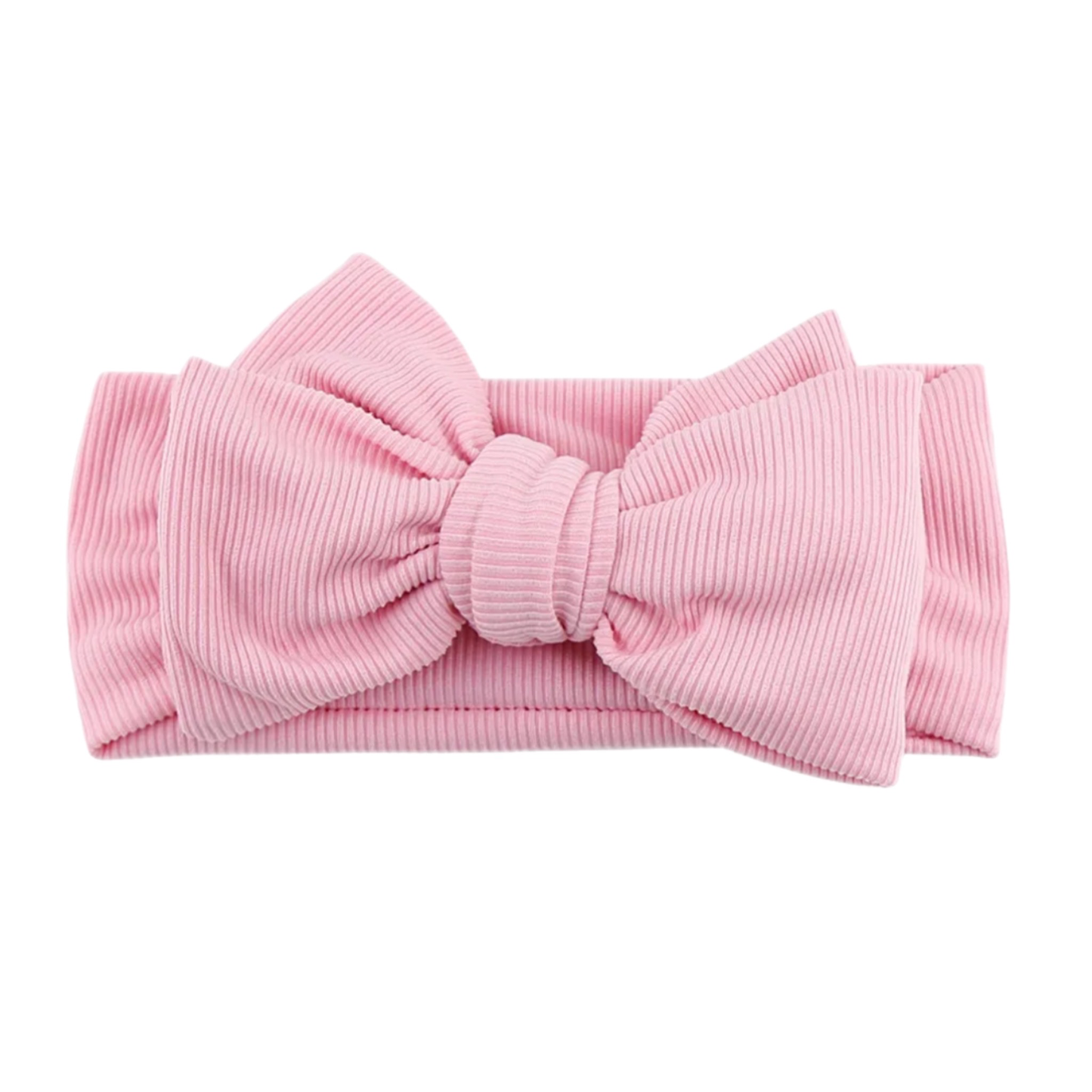 Oversized Ribbed Headband - Baby Pink