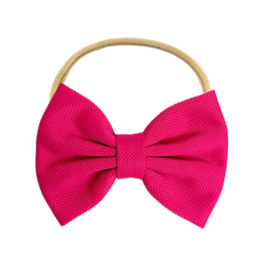 Hair Bow - Fuschia