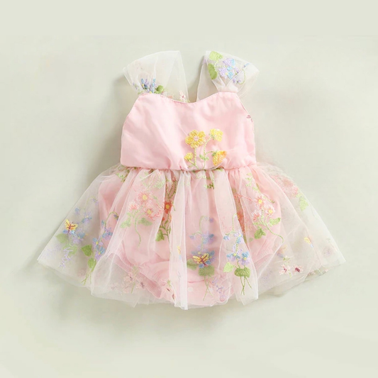 Fairy Romper Dress - Pink