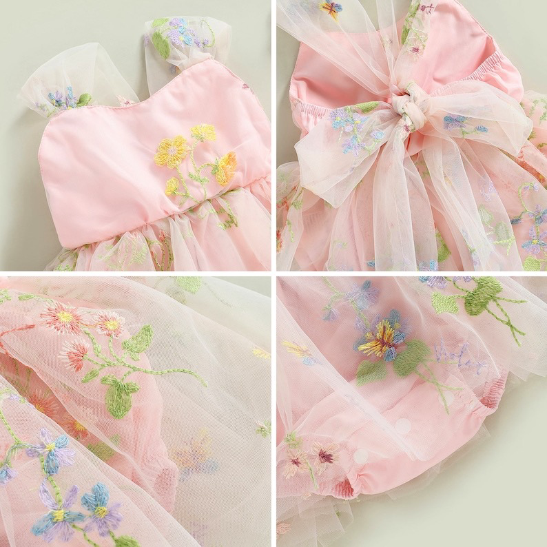 Fairy Romper Dress - Pink