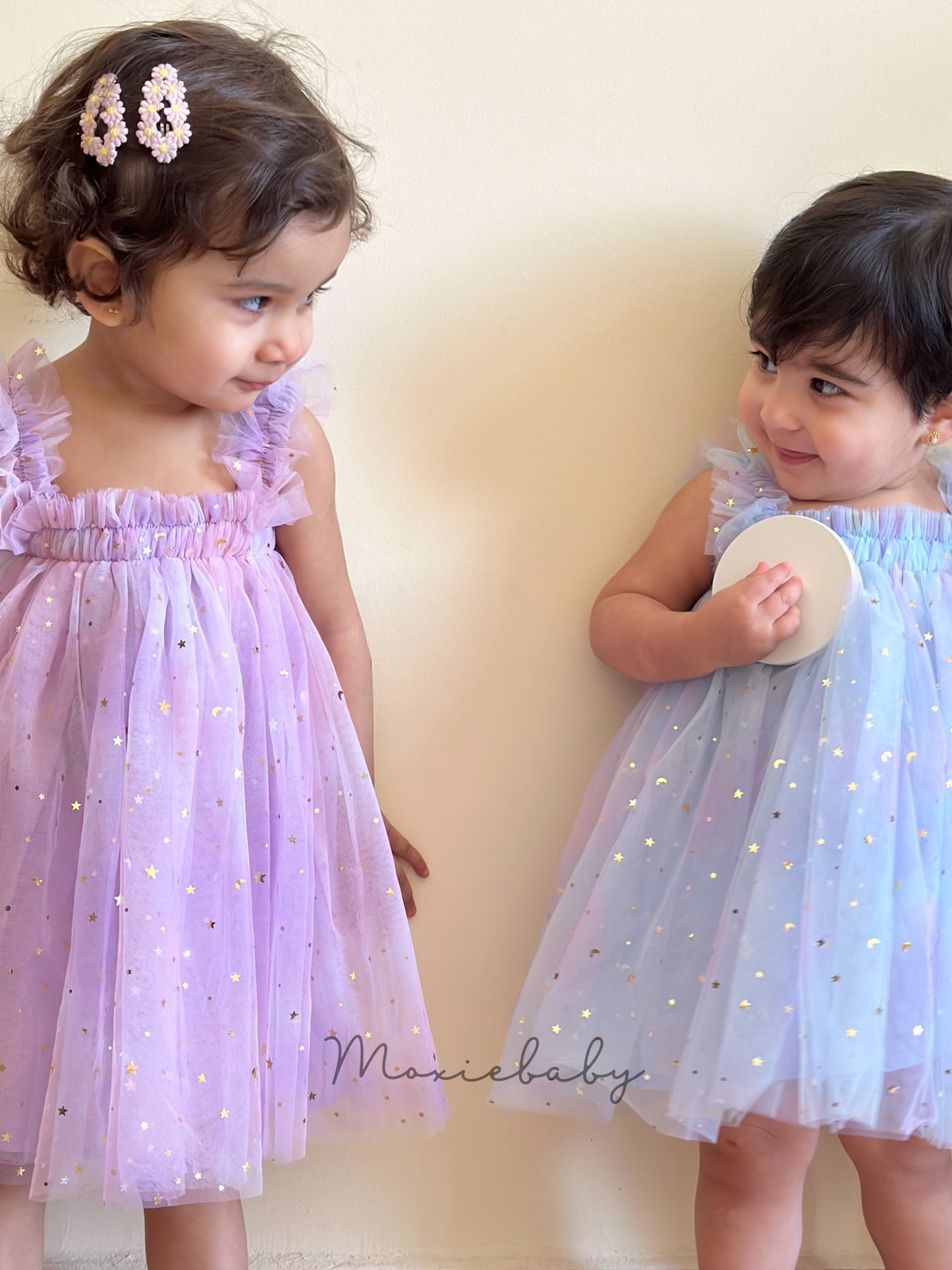 Sparkles Tulle Dress - Lavender